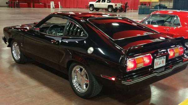 1977 Black Ford Mustang Hatchback
