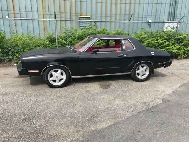 1977 Black Ford Mustang