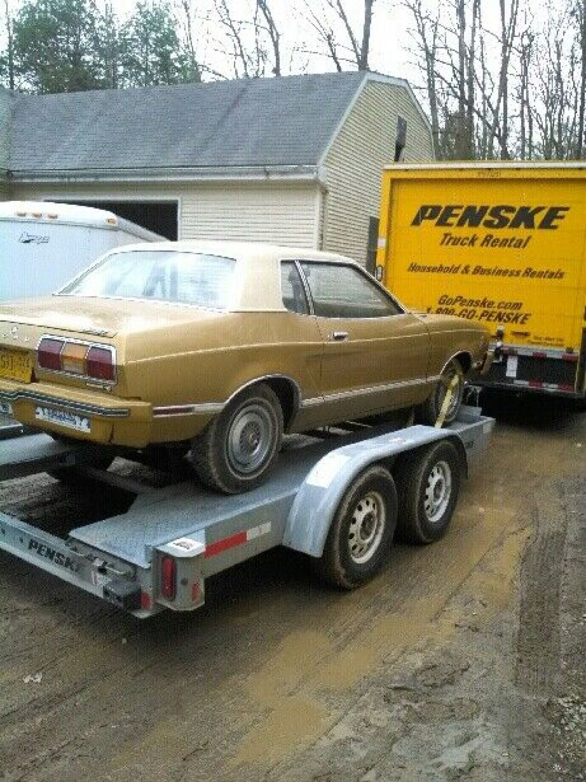 1977 gold Ford Mustang Coupe
