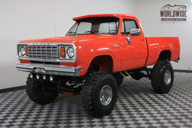 1977 Orange Dodge Power Wagon
