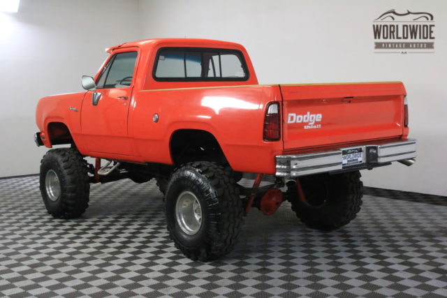 1977 Orange Dodge Power Wagon