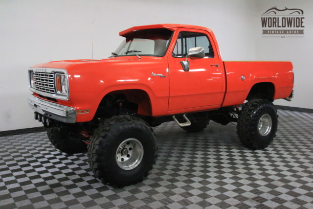1977 Orange Dodge Power Wagon