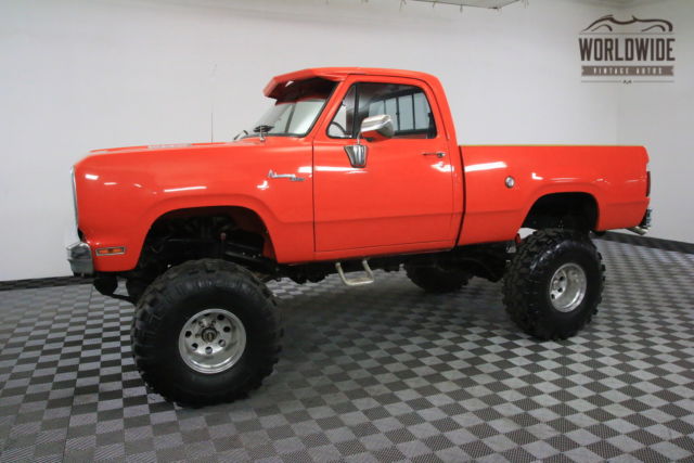 1977 Orange Dodge Power Wagon