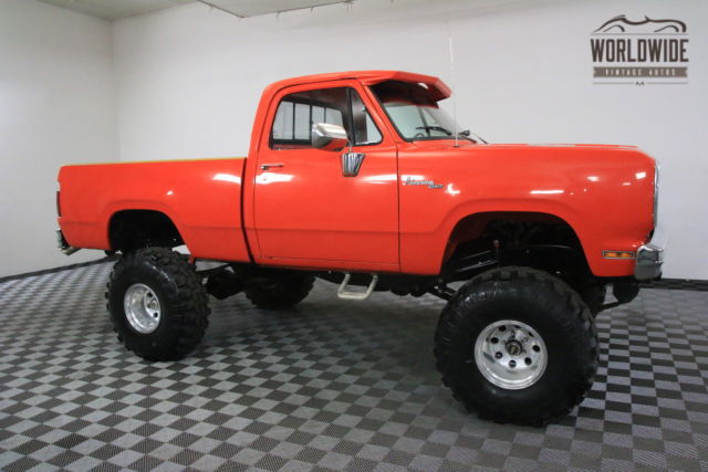 1977 Orange Dodge Power Wagon