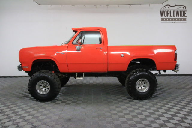 1977 Orange Dodge Power Wagon