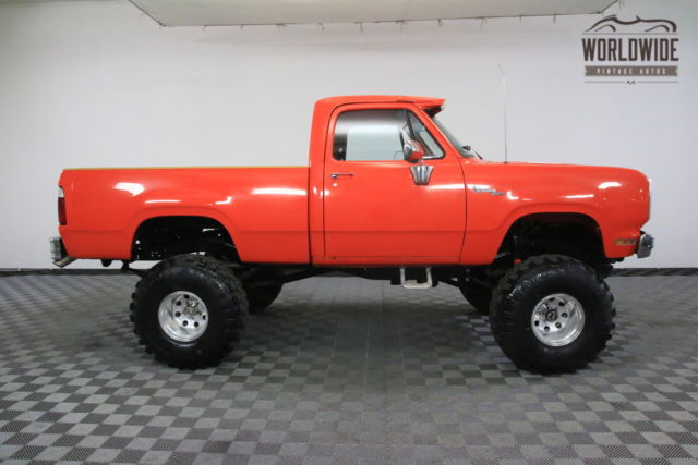 1977 Orange Dodge Power Wagon