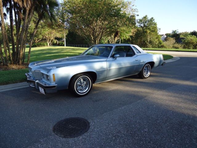 1977 Blue Pontiac Grand Prix