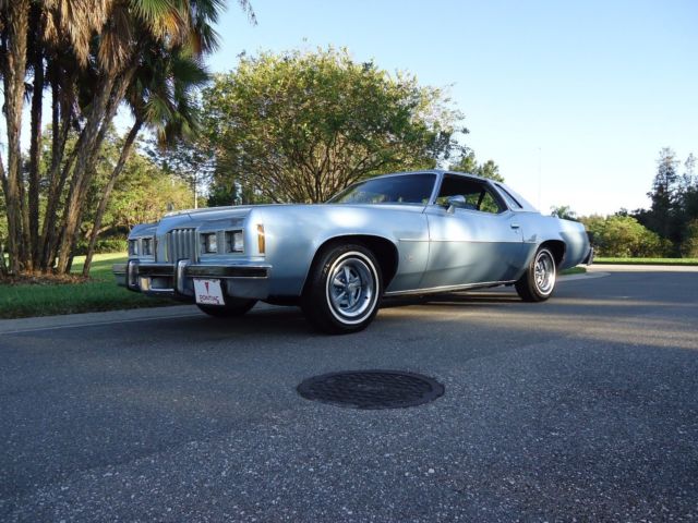 1977 Blue Pontiac Grand Prix