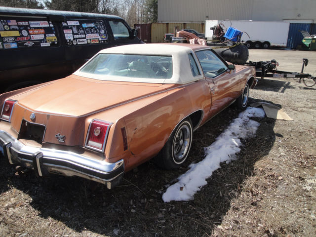 1977 White Pontiac Le Mans Coupe