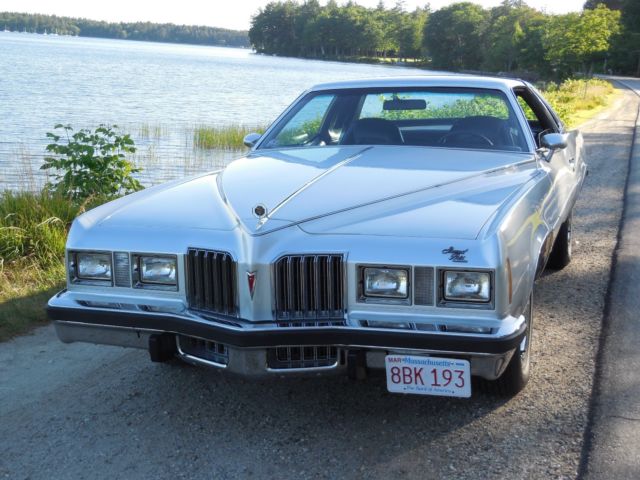 1977 Silver Pontiac Grand Prix Sedan