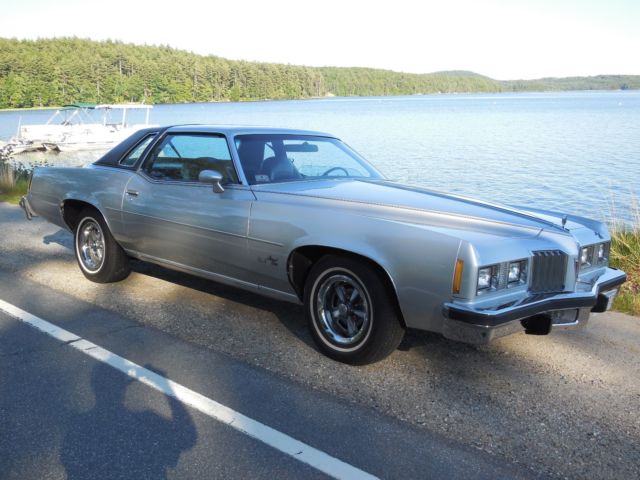 1977 Silver Pontiac Grand Prix Sedan