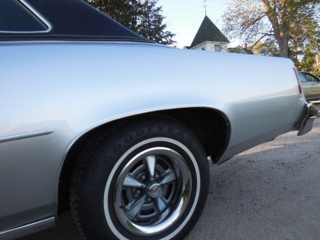 1977 Silver Pontiac Grand Prix Sedan