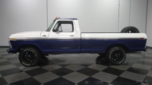 1977 Blue Ford F-100