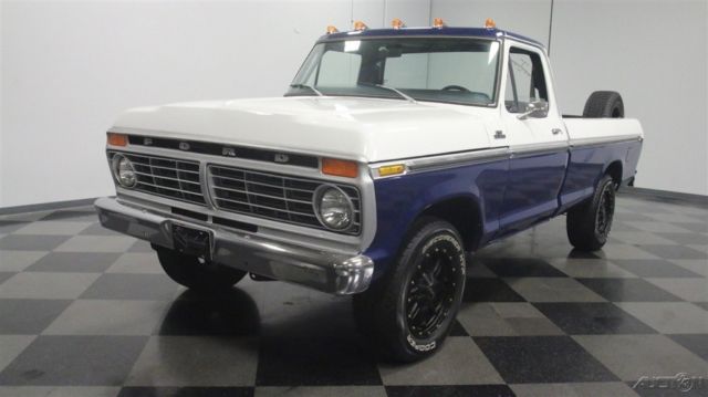 1977 Blue Ford F-100
