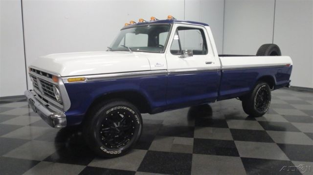 1977 Blue Ford F-100