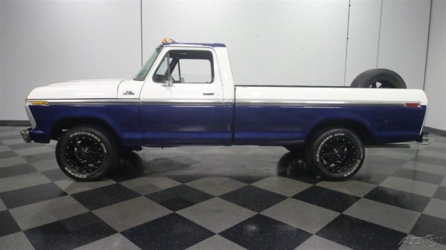 1977 Blue Ford F-100