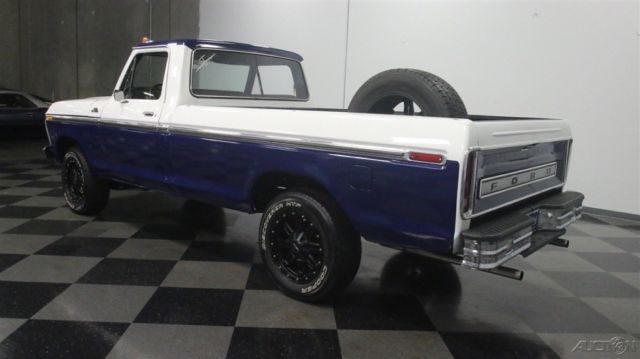 1977 Blue Ford F-100