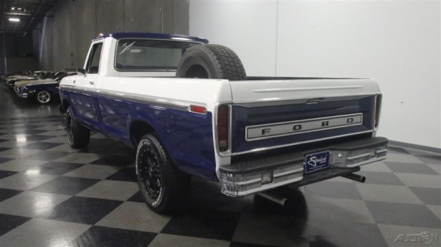 1977 Blue Ford F-100