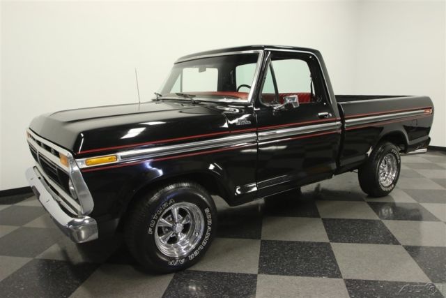1977 Black Ford F-100
