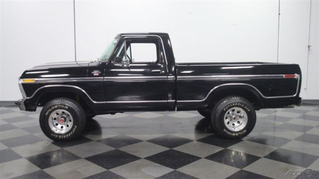 1977 Black Ford F-100
