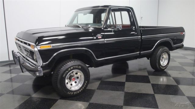 1977 Black Ford F-100
