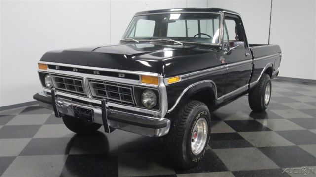 1977 Black Ford F-100