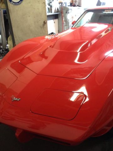 1977 Red Chevrolet Corvette Coupe