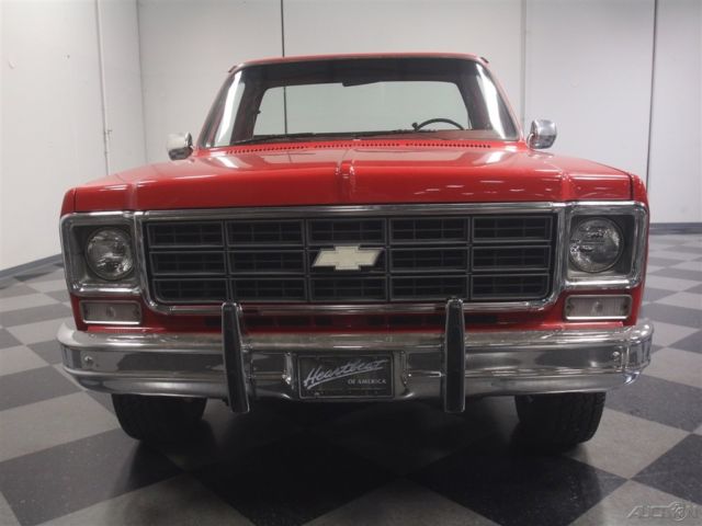 1977 Red Chevrolet K-10