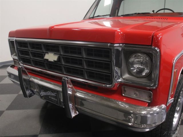 1977 Red Chevrolet K-10