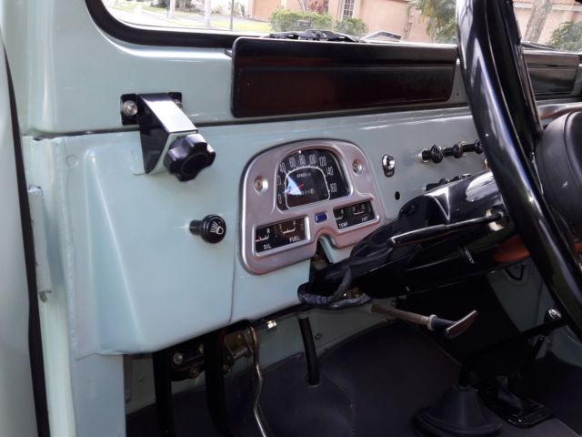 1977 LIGTH GREEN Toyota Land Cruiser Convertible