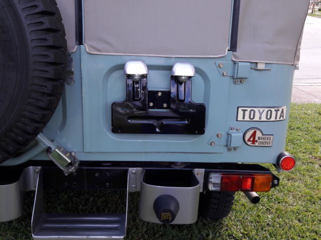 1977 LIGTH GREEN Toyota Land Cruiser Convertible