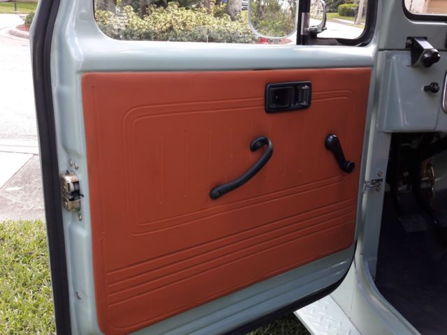 1977 LIGTH GREEN Toyota Land Cruiser Convertible