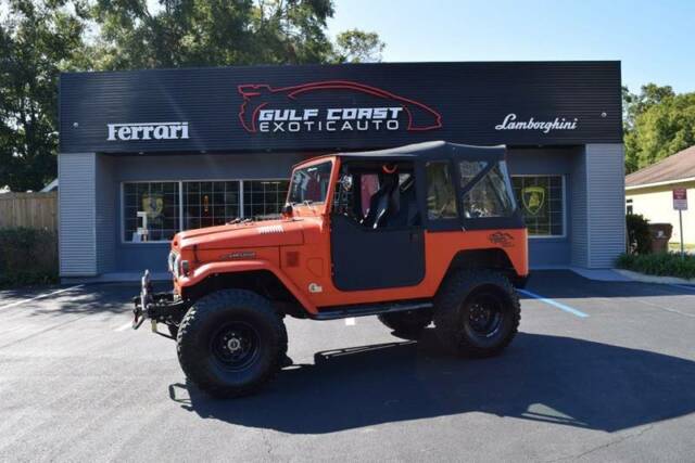 1977 Orange Toyota FJ Cruiser SUV