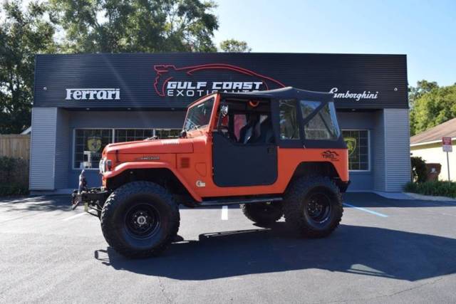 1977 Orange Toyota FJ Cruiser SUV