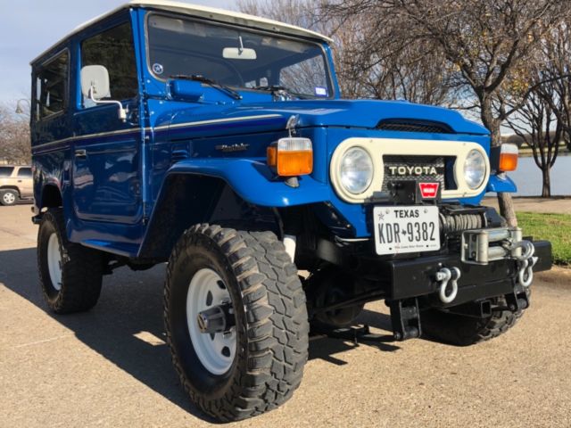 1977 Blue Toyota Land Cruiser Convertible