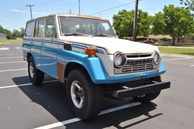 1977 Blue Toyota Land Cruiser SUV