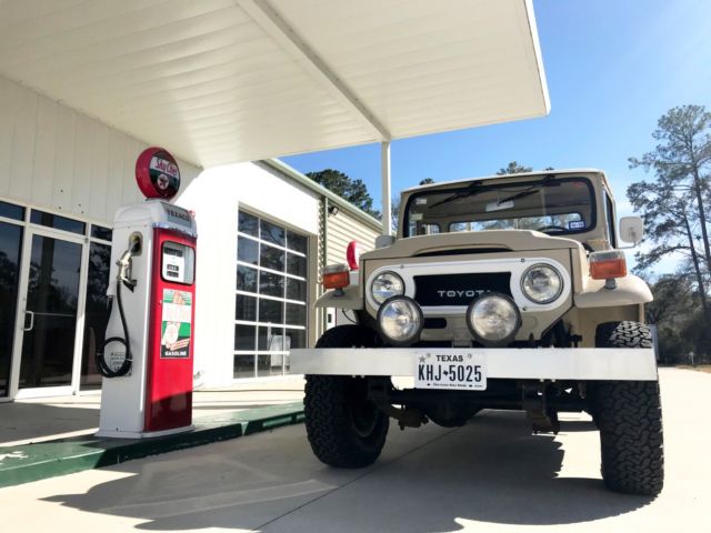 1977 Beige Toyota Land Cruiser Standard Cab Pickup