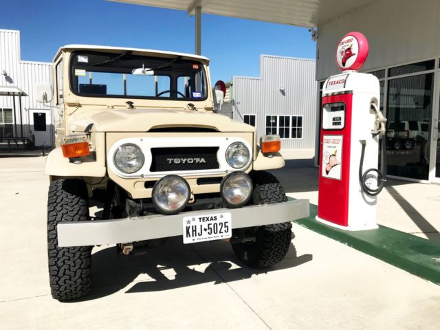 1977 Beige Toyota Land Cruiser Standard Cab Pickup