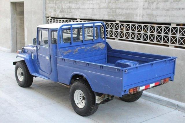 1977 Blue Toyota Land Cruiser Standard Cab Pickup