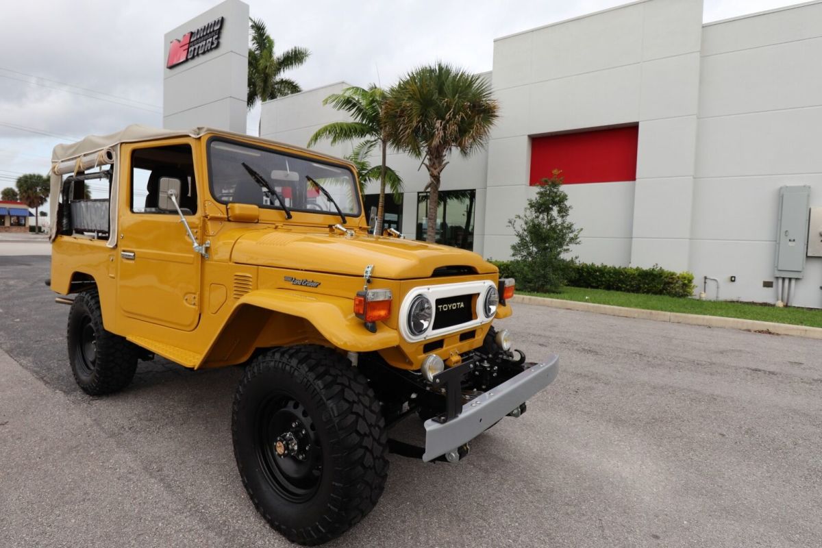 1977 Yellow Toyota Land Cruiser SUV