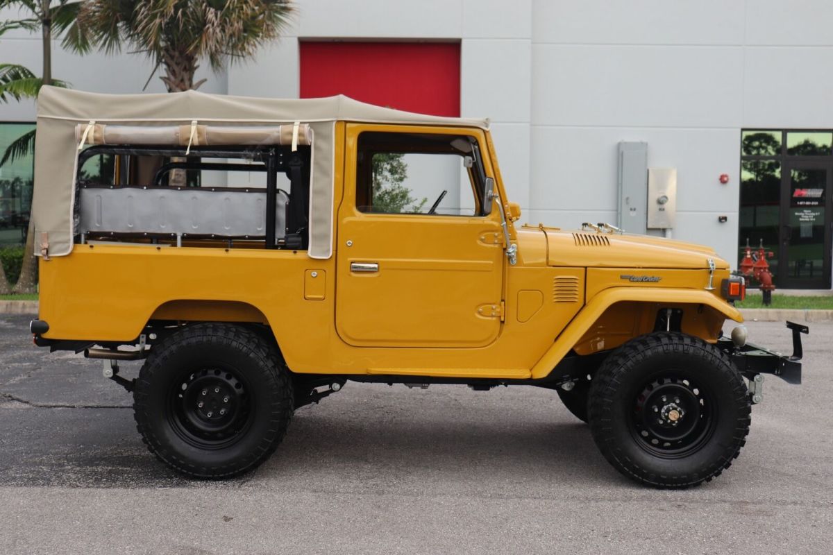 1977 Yellow Toyota Land Cruiser SUV