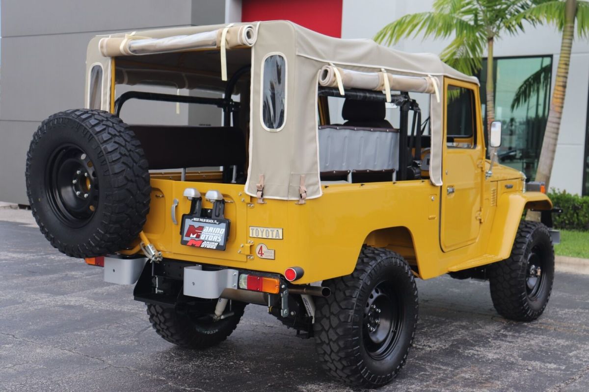 1977 Yellow Toyota Land Cruiser SUV