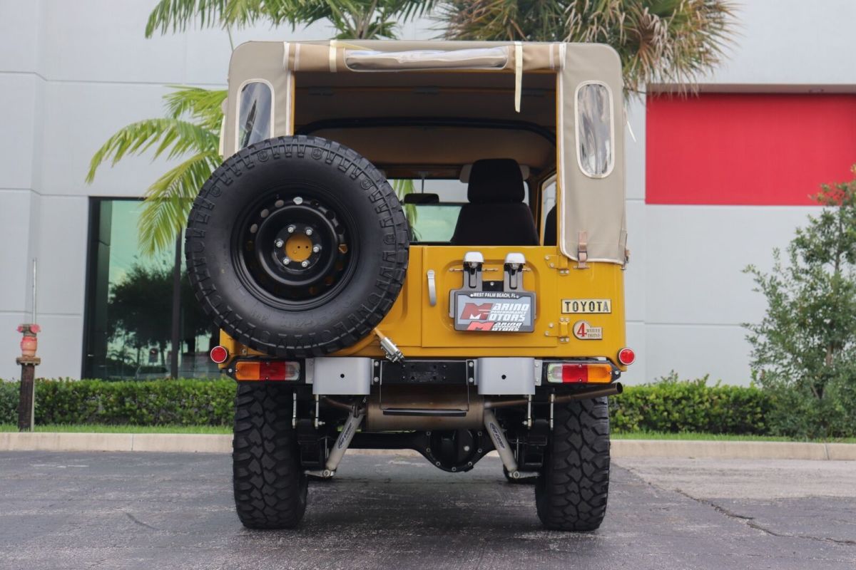 1977 Yellow Toyota Land Cruiser SUV
