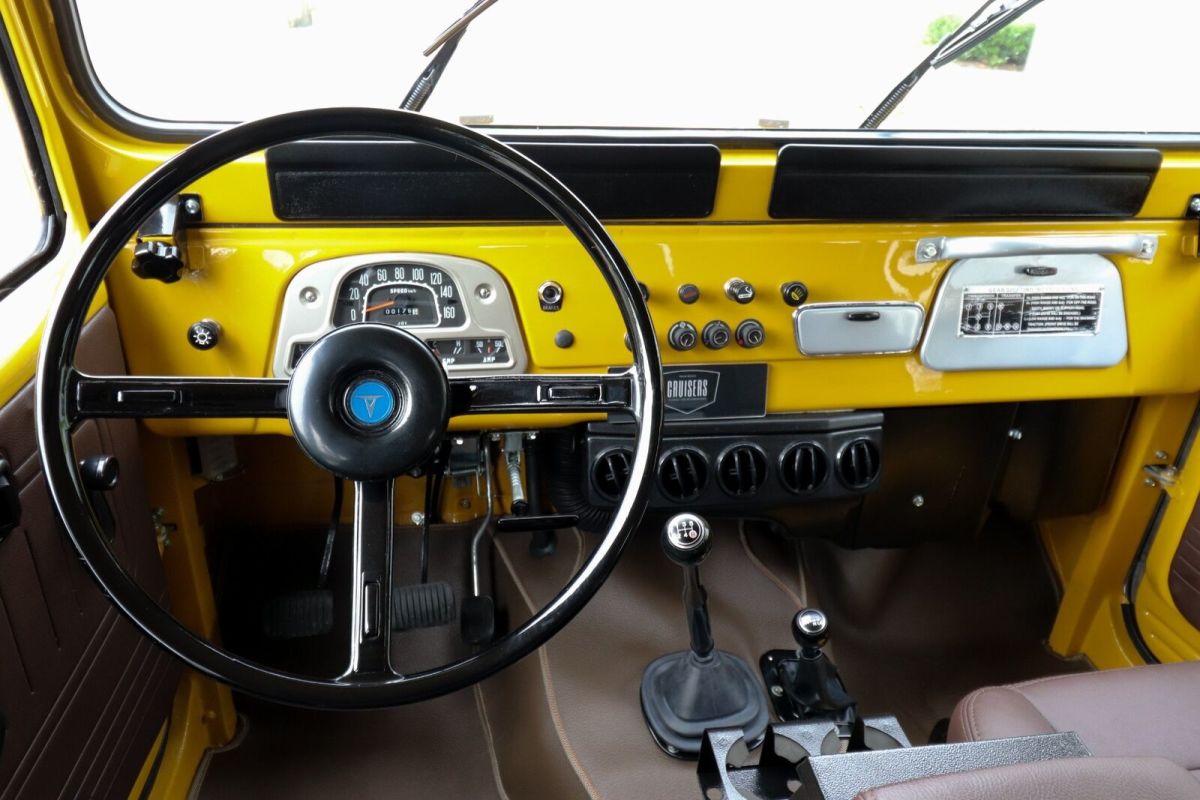 1977 Yellow Toyota Land Cruiser SUV