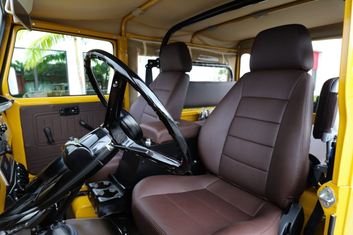 1977 Yellow Toyota Land Cruiser SUV
