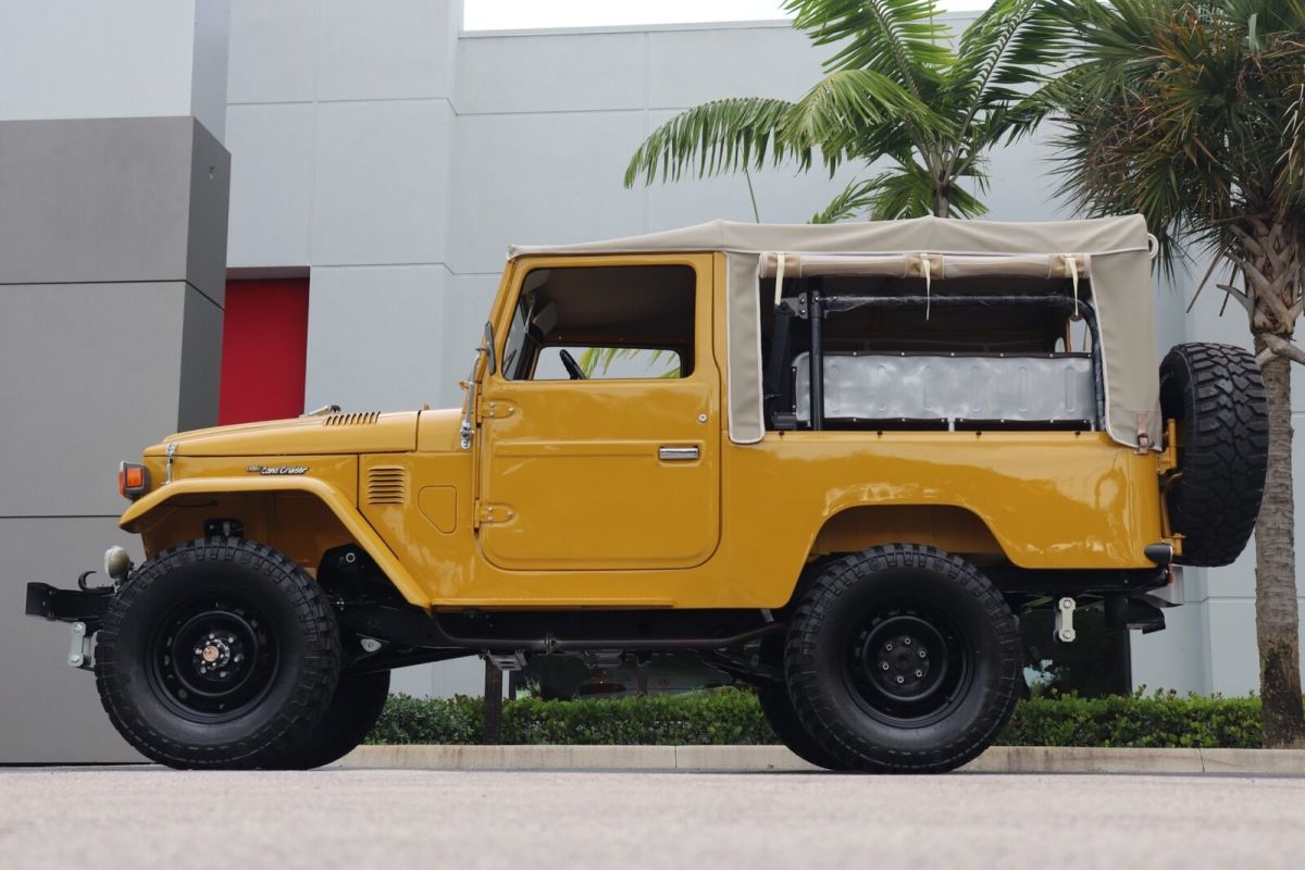 1977 Yellow Toyota Land Cruiser SUV