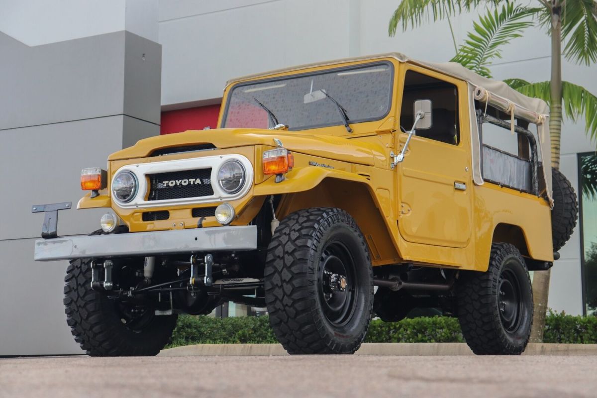 1977 Yellow Toyota Land Cruiser SUV
