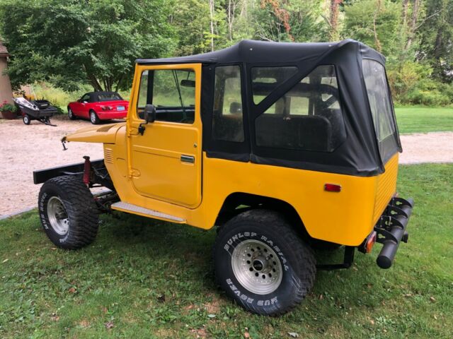 1977 Yellow Toyota Land Cruiser SUV