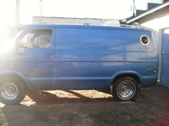1977 Blue Dodge Other Van Camper