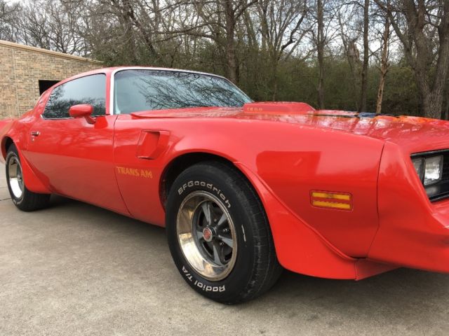 1977 Red Pontiac Trans Am Coupe